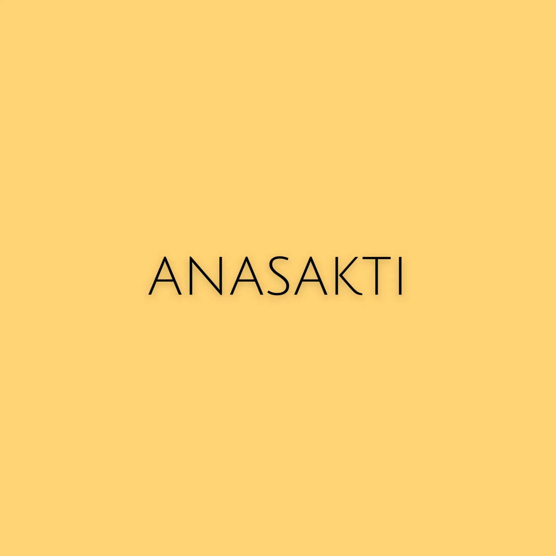 Anāsakti